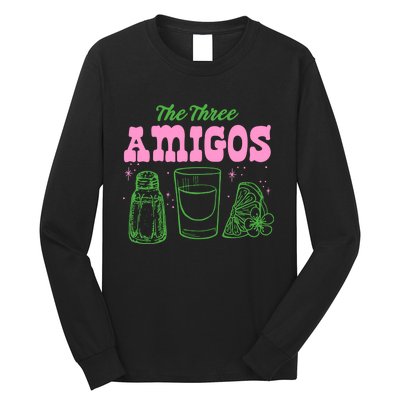 The Three Amigos Margarita Cocktail Long Sleeve Shirt