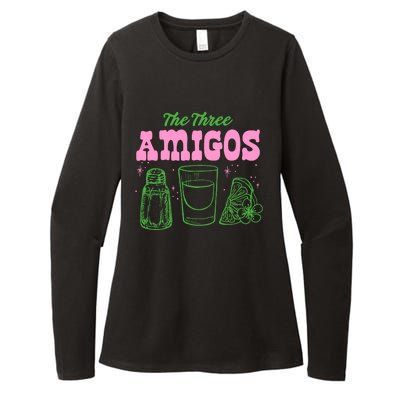 The Three Amigos Margarita Cocktail Womens CVC Long Sleeve Shirt