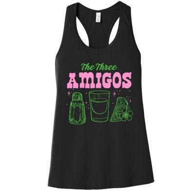 The Three Amigos Margarita Cocktail Women's Racerback Tank