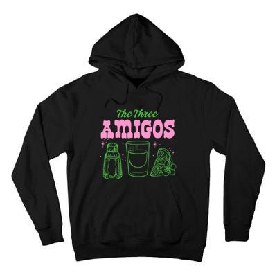 The Three Amigos Margarita Cocktail Tall Hoodie