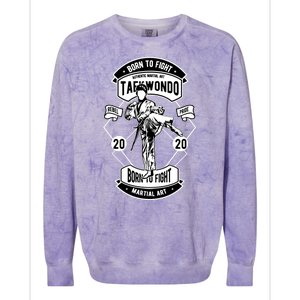 Taekwondo Colorblast Crewneck Sweatshirt