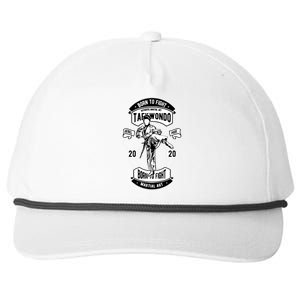 Taekwondo Snapback Five-Panel Rope Hat