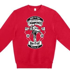 Taekwondo Premium Crewneck Sweatshirt