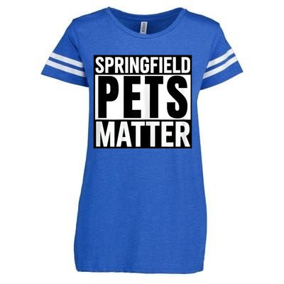 Trump They Are Eating The Dogs Cats Springfield Pets Matter Enza Ladies Jersey Football T-Shirt