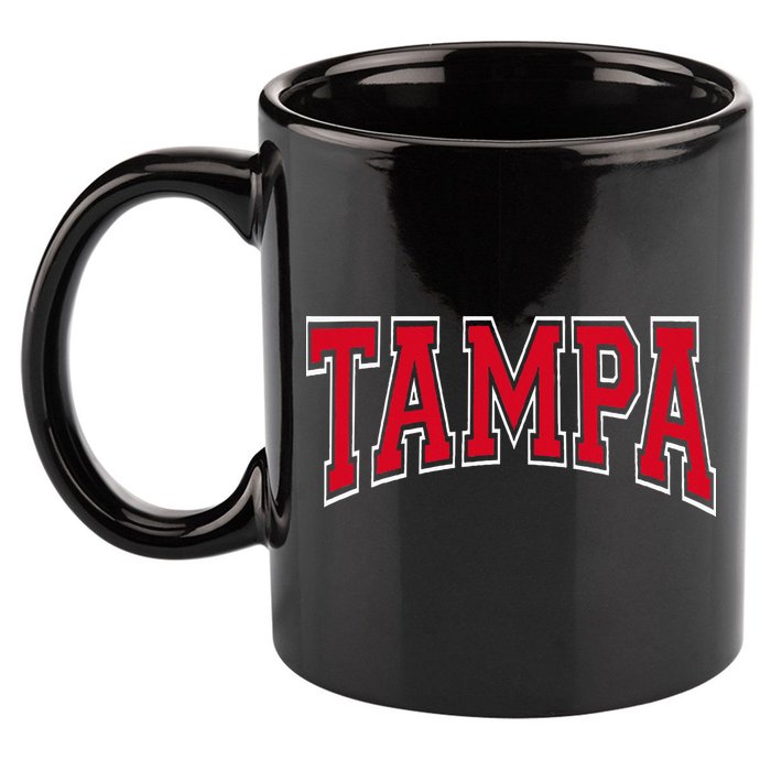 Tampa 11oz C Handle Ceramic Mug