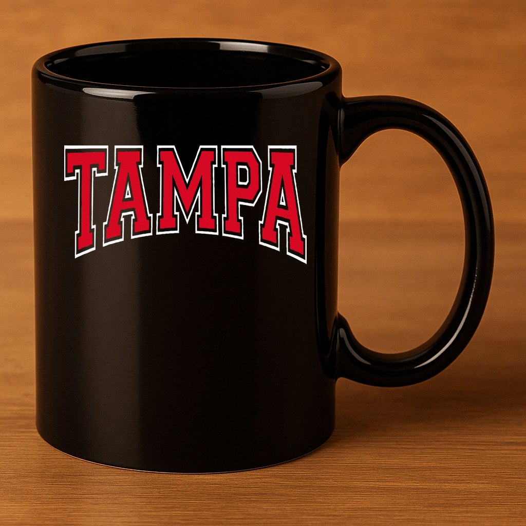 Tampa 11oz C Handle Ceramic Mug
