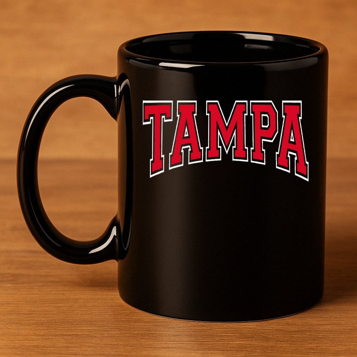 Tampa 11oz C Handle Ceramic Mug