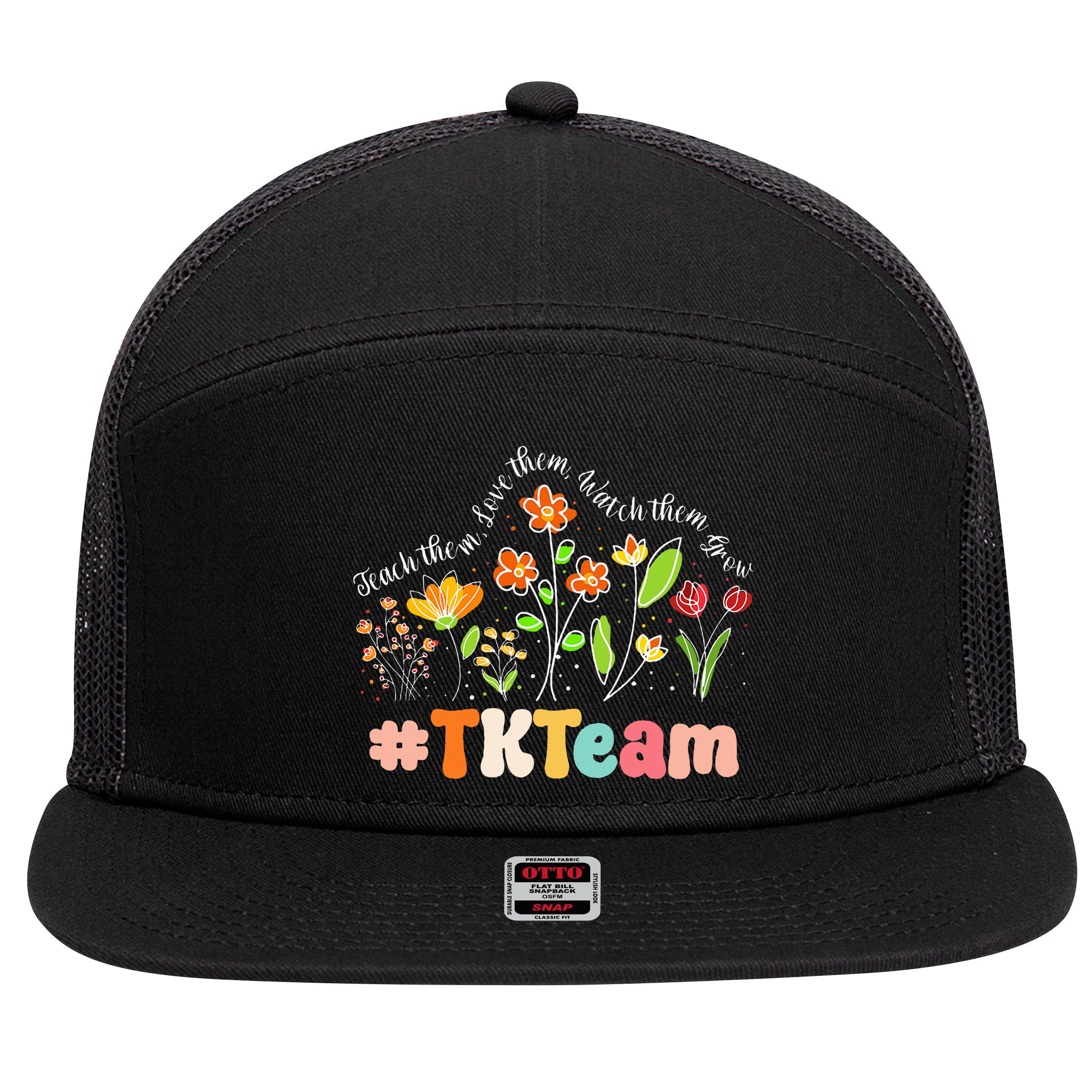 TK Team Appreciation Week Teacher Back to School  7 Panel Mesh Trucker Snapback Hat