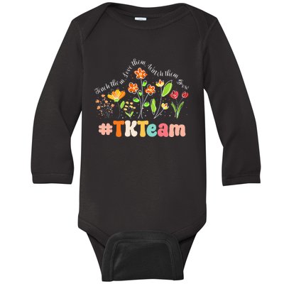 TK Team Appreciation Week Teacher Back to School  Baby Long Sleeve Bodysuit