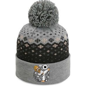 Taekwondo The Baniff Cuffed Pom Beanie