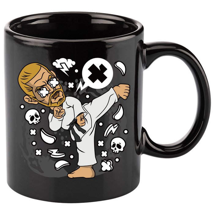 Taekwondo 11oz C Handle Ceramic Mug