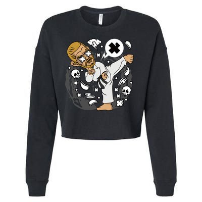 Taekwondo Cropped Pullover Crew