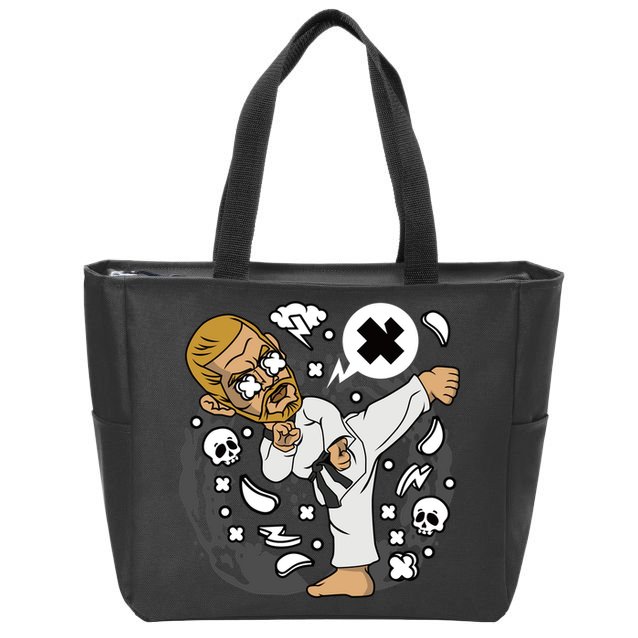 Taekwondo Zip Tote Bag