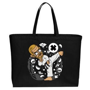 Taekwondo Cotton Canvas Jumbo Tote