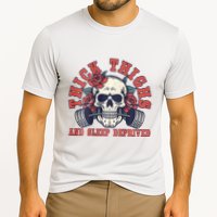 Thick Thighs And Sleep Deprived On Back Cooling Performance Crew T-Shirt