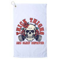 Thick Thighs And Sleep Deprived On Back Golf Towel