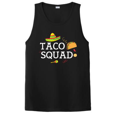 Taco Tuesday Apparel Taco Squad PosiCharge Competitor Tank