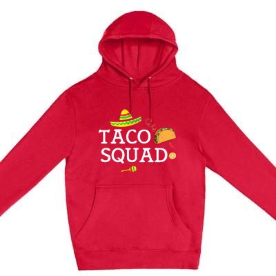 Taco Tuesday Apparel Taco Squad Premium Pullover Hoodie