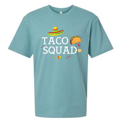 Taco Tuesday Apparel Taco Squad Sueded Cloud Jersey T-Shirt