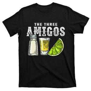 The Three Amigos Lime Salt Tequila Funny Cinco De Mayo Gifts T-Shirt