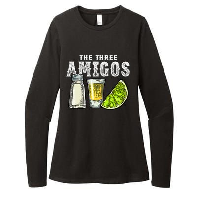 The Three Amigos Lime Salt Tequila Funny Cinco De Mayo Gifts Womens CVC Long Sleeve Shirt