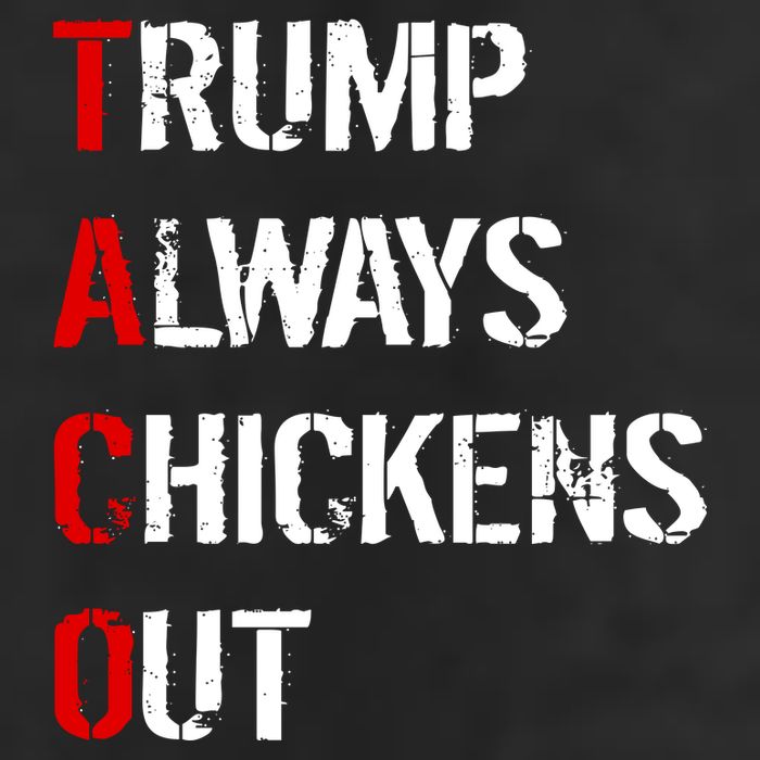 Taco Trump Always Chickens Out Adult Drive Performance Visor