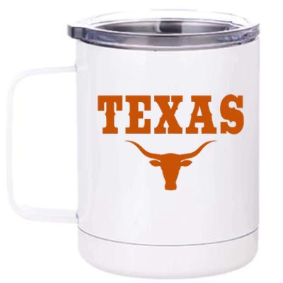 Texas Tx American Bull United States 12 oz Stainless Steel Tumbler Cup