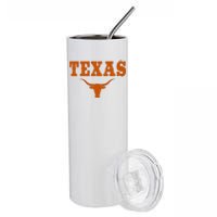 Texas Tx American Bull United States Stainless Steel Tumbler