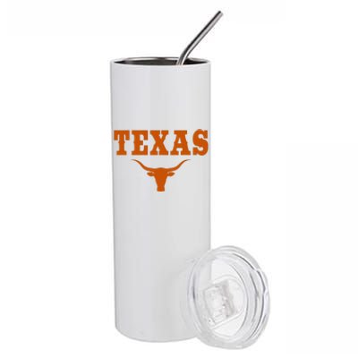 Texas Tx American Bull United States Stainless Steel Tumbler