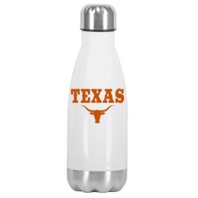 Texas Tx American Bull United States Stainless Steel Insulated Water Bottle