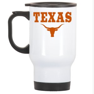 Texas Tx American Bull United States Stainless Steel Travel Mug