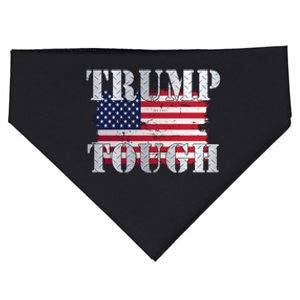 Trump Tough American Flag USA-Made Doggie Bandana