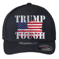 Trump Tough American Flag Flexfit Unipanel Trucker Cap