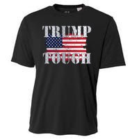 Trump Tough American Flag Cooling Performance Crew T-Shirt