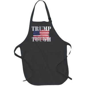 Trump Tough American Flag Full-Length Apron With Pockets