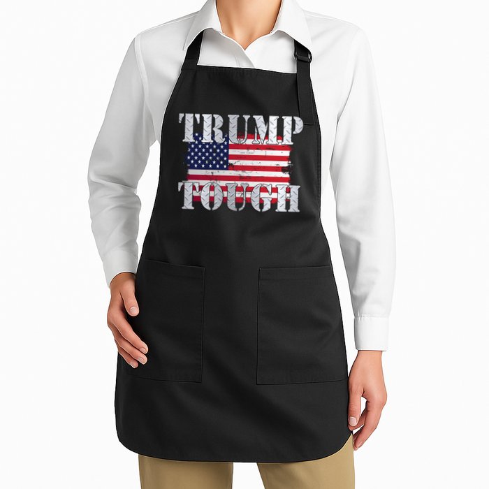 Trump Tough American Flag Apron