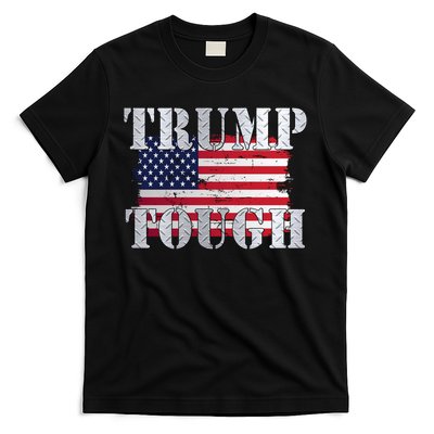 Trump Tough American Flag T-Shirt