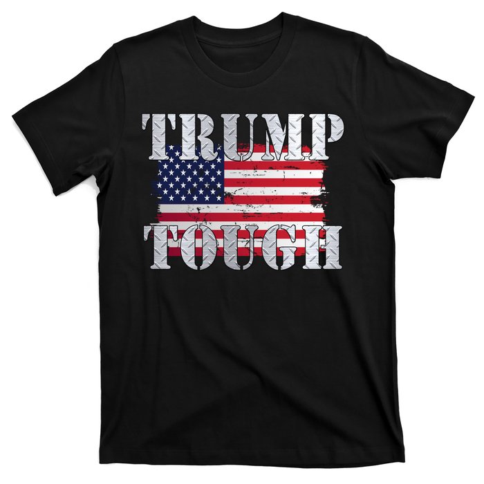 Trump Tough American Flag T-Shirt