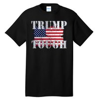 Trump Tough American Flag Tall T-Shirt