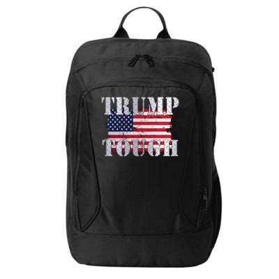 Trump Tough American Flag City Backpack