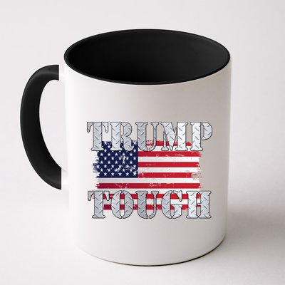 Trump Tough American Flag Mug