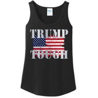 Trump Tough American Flag Ladies Essential Tank