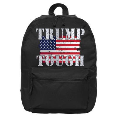 Trump Tough American Flag 16 in Basic Backpack