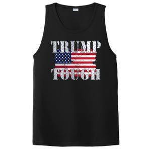 Trump Tough American Flag PosiCharge Competitor Tank