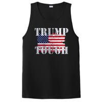 Trump Tough American Flag PosiCharge Competitor Tank