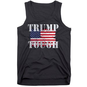 Trump Tough American Flag Tank Top