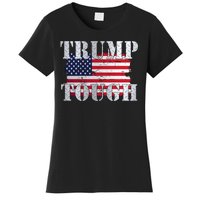 Trump Tough American Flag Women's T-Shirt