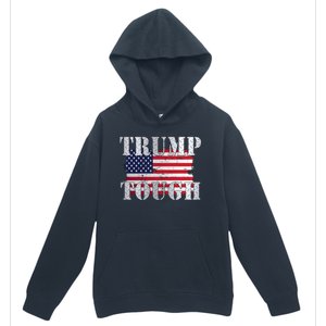 Trump Tough American Flag Urban Pullover Hoodie