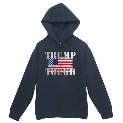 Trump Tough American Flag Urban Pullover Hoodie