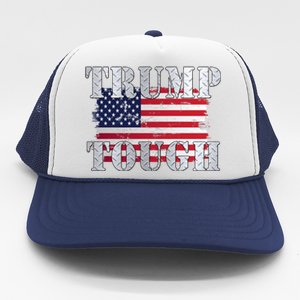 Trump Tough American Flag Trucker Hat